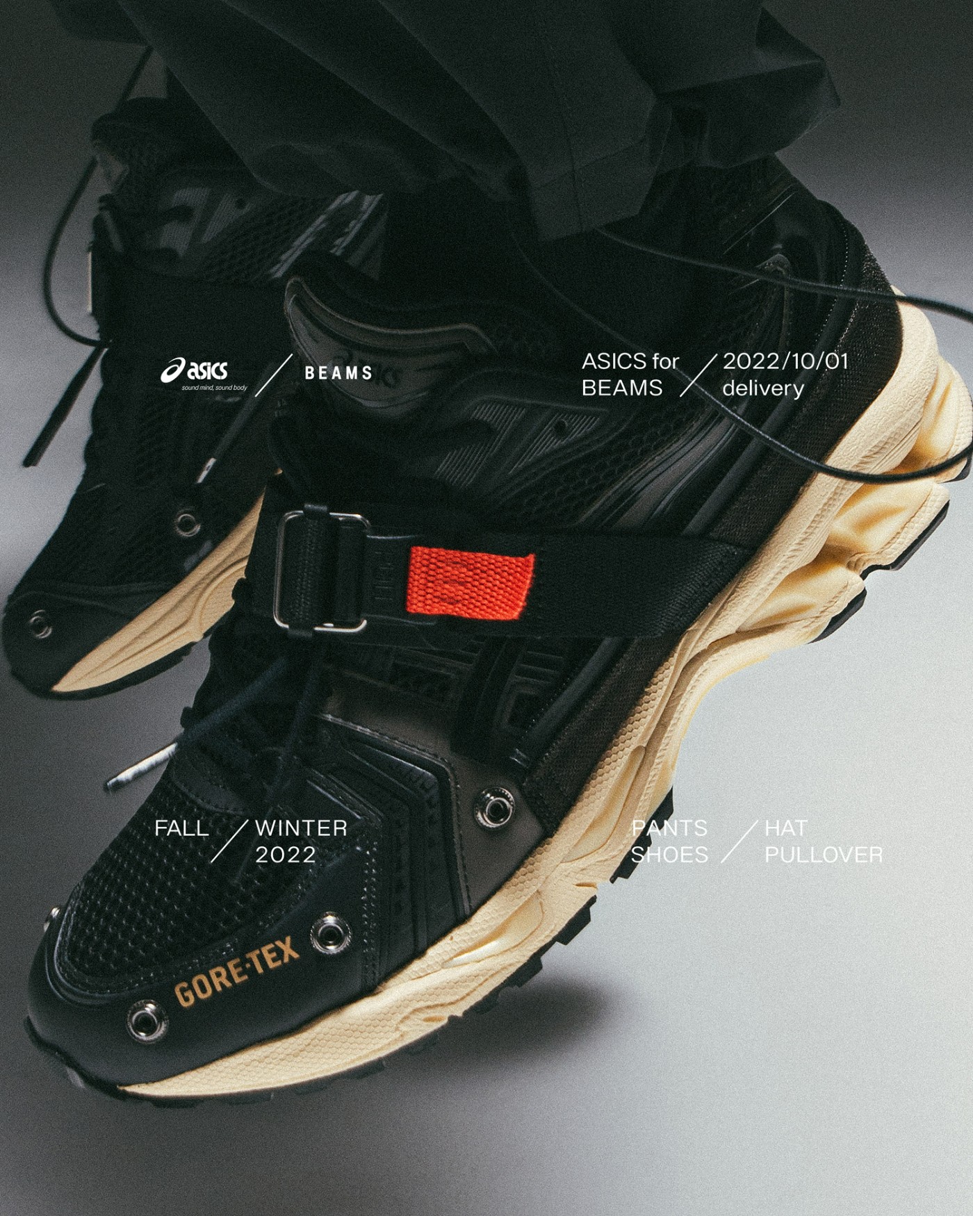 ASICS,BEAMS,KAYANO 14 GTX  BEAMS x  ASICS「蚊帐鞋」来了！入手信息看仔细！