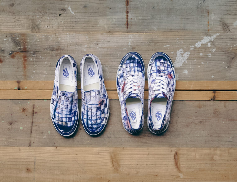CONNOR TINGLEY,Vans,Authentic  手工墨染绘制！Vans 艺术家联名正式曝光！