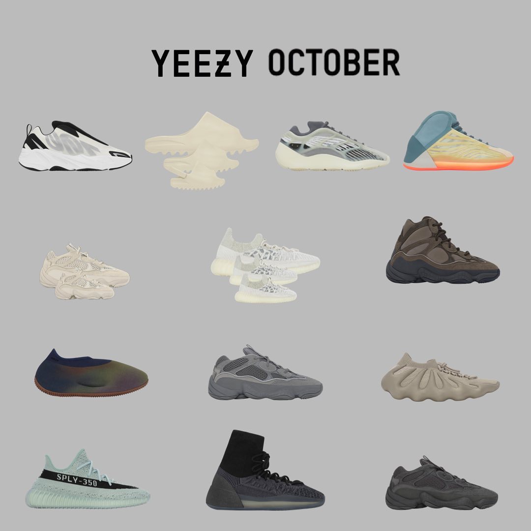 Yeezy,350V2,450  一张图看懂近期 Yeezy 发售计划！其中两款刚刚开始登记！