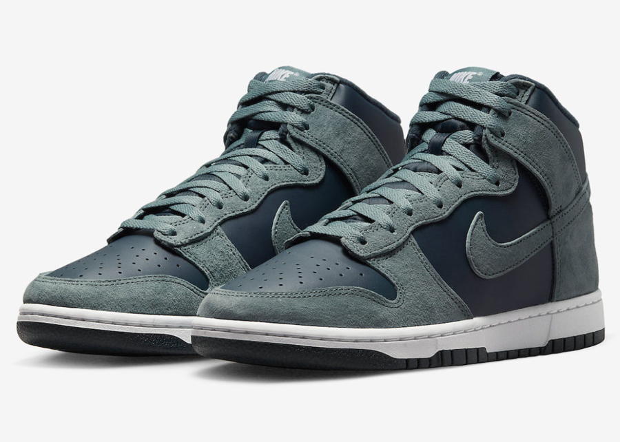 Nike,Dunk High,DQ7679-400  神秘沉稳有质感！Nike Dunk Hi 全新配色官图曝光！