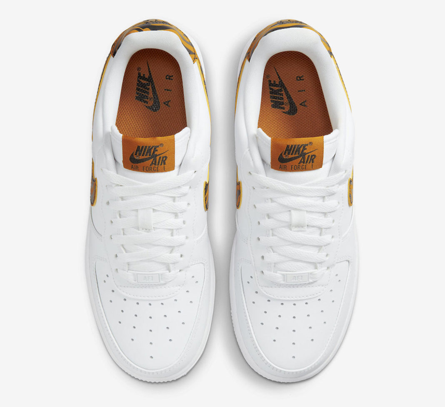 Nike,Air Force 1,DD8959-108,Ti  纯白 AF1 看腻了？那这双虎纹新配色你打几分！