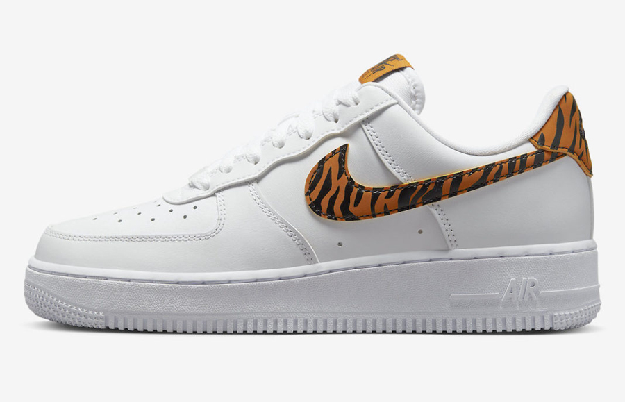 Nike,Air Force 1,DD8959-108,Ti  纯白 AF1 看腻了？那这双虎纹新配色你打几分！