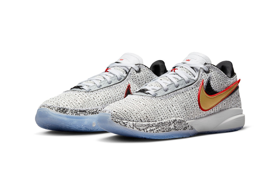 Nike, LeBron 20,DJ5423-100,The  奥利奥的既视感！全新 LeBron 20 官图曝光！