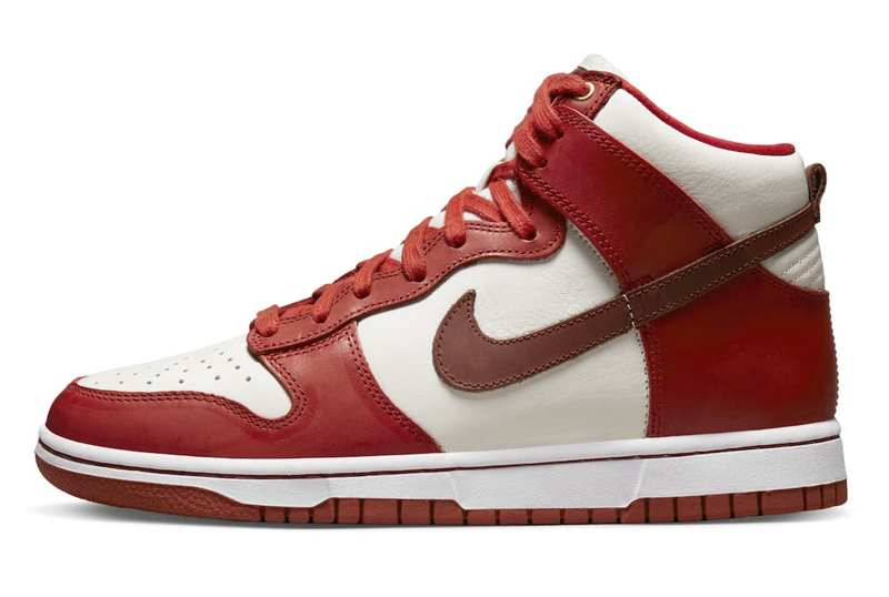 Nike,Dunk High,WMNS,Cinnabar,D  「大学红」配色要来了！全新 Nike Dunk Hi 下月发售！