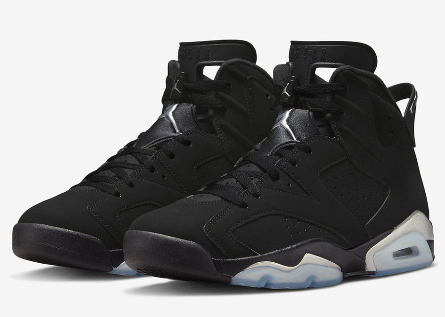 Jordan,Air Jordan 6,DX2836-001  黑银 Air Jordan 6 复刻官图曝光！金属小飞人有点特别！