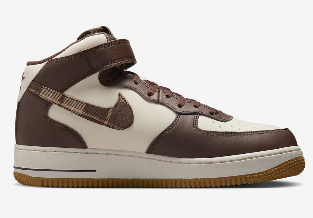 Nike,Air Force 1 Mid,Brown Pla  略带英伦风！「摩卡」AF1 颜值、质感不简单！