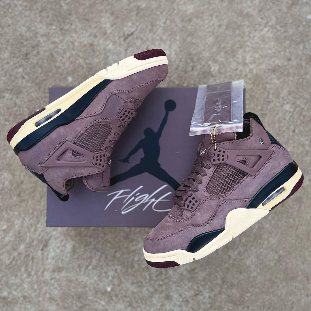 A Ma Maniére,Air Jordan 4,Viol  AMM x AJ4 最新实物图曝光！发售日期确定！