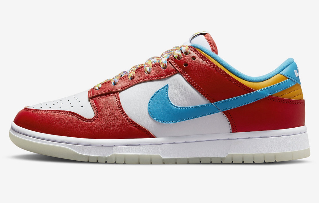 LeBron James,Nike,Dunk Low,Fru  詹皇「水果麦片」Dunk 发售日期确定！网友：别再跳票了！