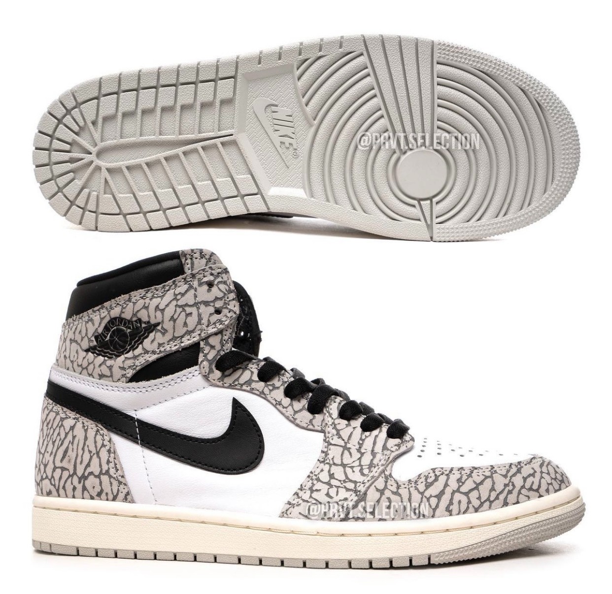 Air Jordan 1 High OG,White Cem  「白水泥」AJ1 发售日期曝光！网友：冲定了！