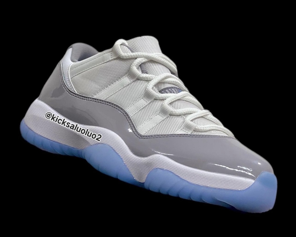 Air Jordan 11 Low,Cement Grey,  AJ11「酷灰 2.0」实物曝光！发售日期也有了！
