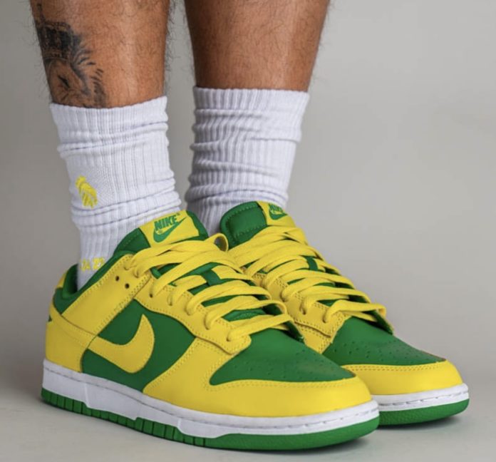 Nike,Dunk Low,Reverse Brazil,D  时隔 21 年的「反转」配色！这双 Dunk 恐怕不好抢！
