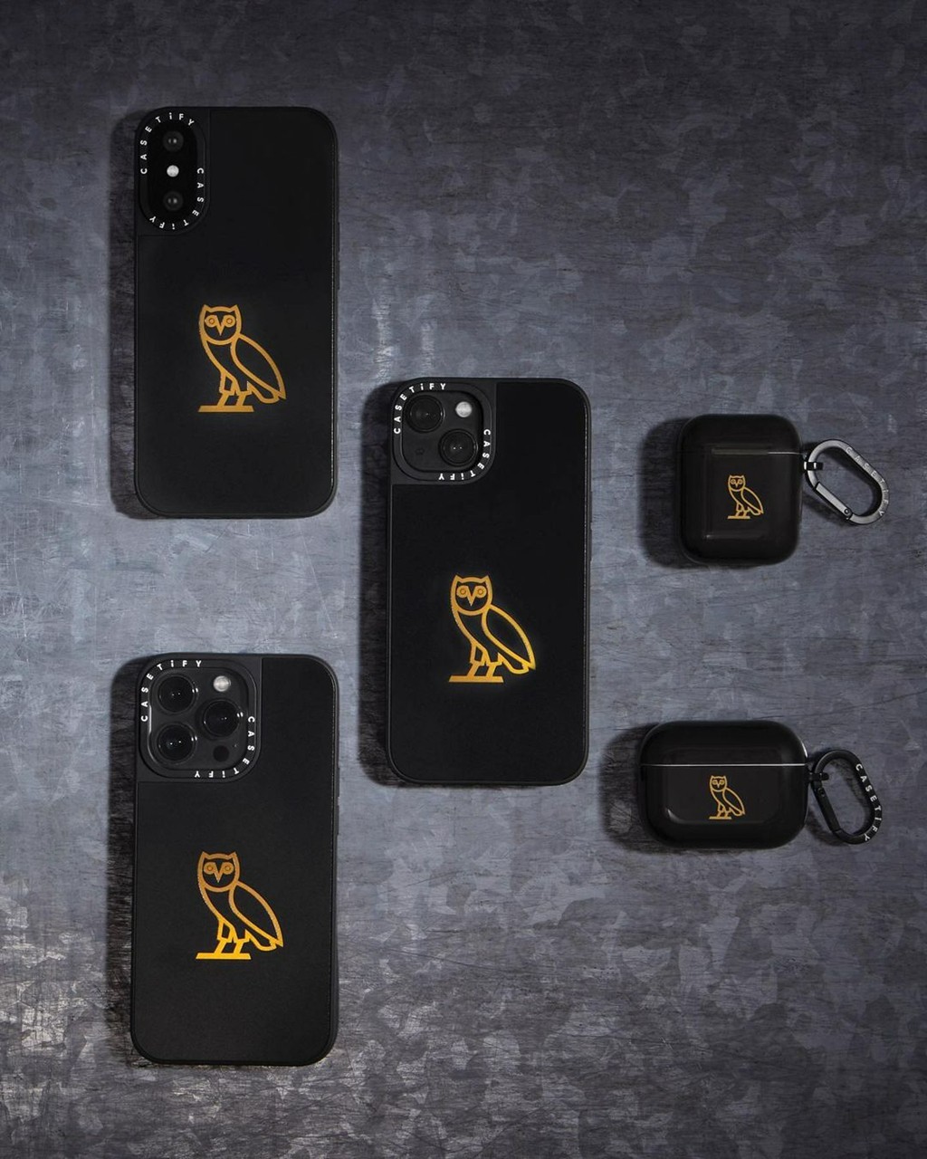 OVO,CASETiFY,Drake  Drake「猫头鹰」联名手机壳曝光！网友：跟藤原浩学坏了……