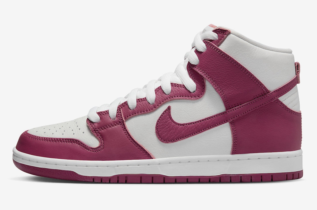 Nike,SB Dunk High,Sweet Beet,D  情人节礼物提前出炉？这双新配色 Dunk 颜值真不低！
