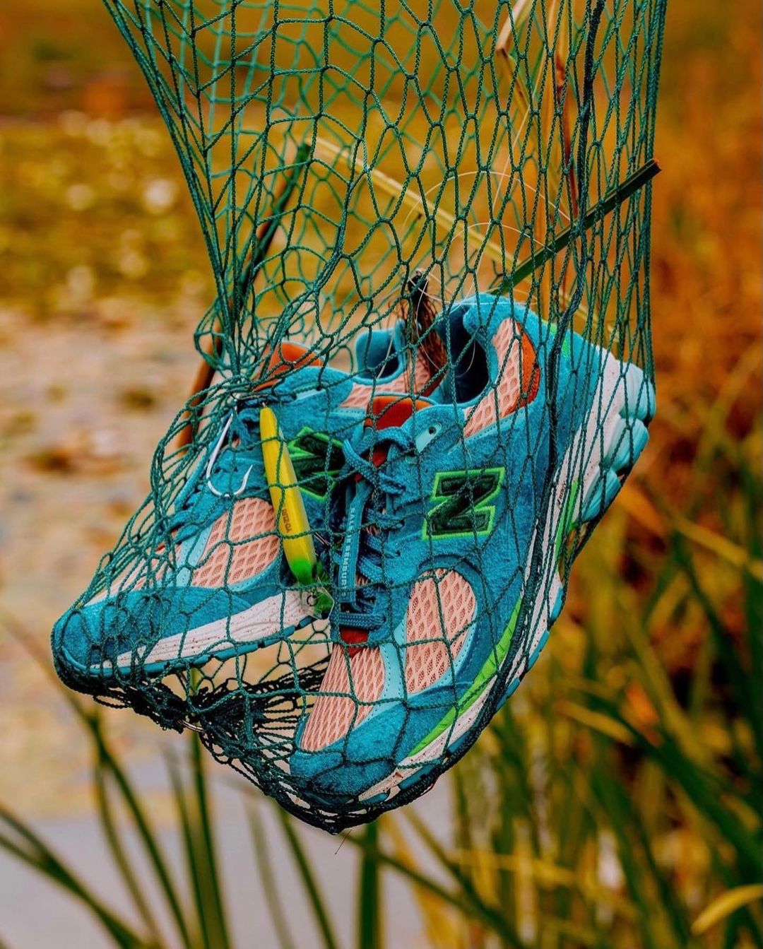 Salehe Bembury,New Balance,990  美如画！「指纹鞋」老哥 x NB！出手就是大手笔！
