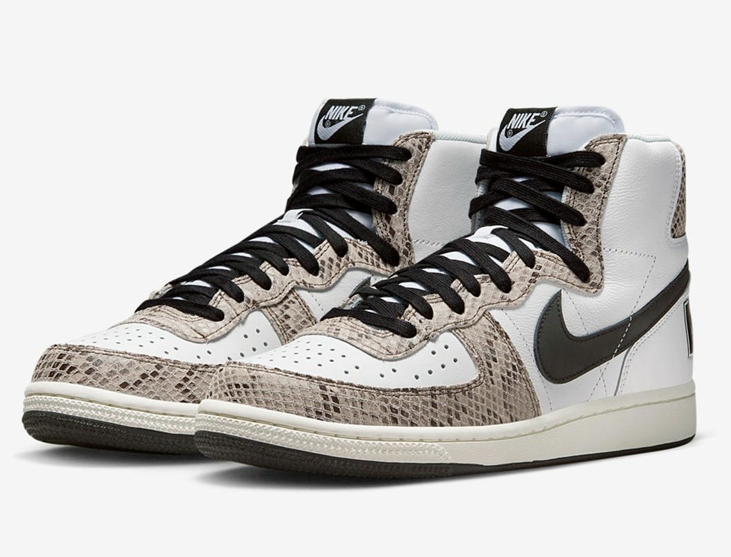 Nike,Terminator High,Cocoa Sna  奢华「蛇纹」造型！全新配色 Air Terminator High 官图曝光！