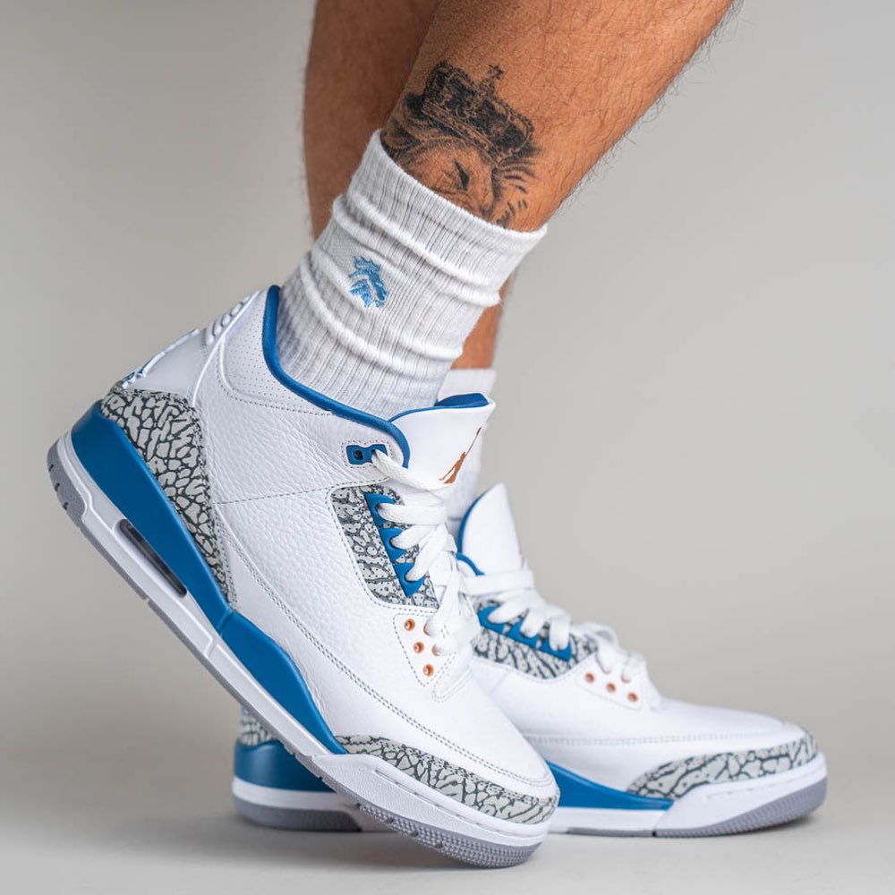 CT8532-148,AJ3,AJ,Wizards,Air  实物上脚！「乔丹亲穿」AJ3 PE 配色发售信息确认！