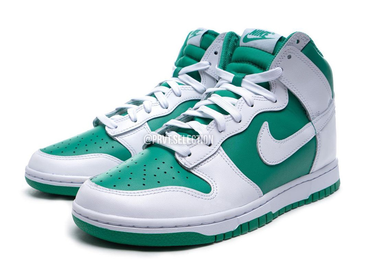Nike,Dunk High,Pine Green  小清新配色！全新 Nike Dunk Hi 正式曝光！