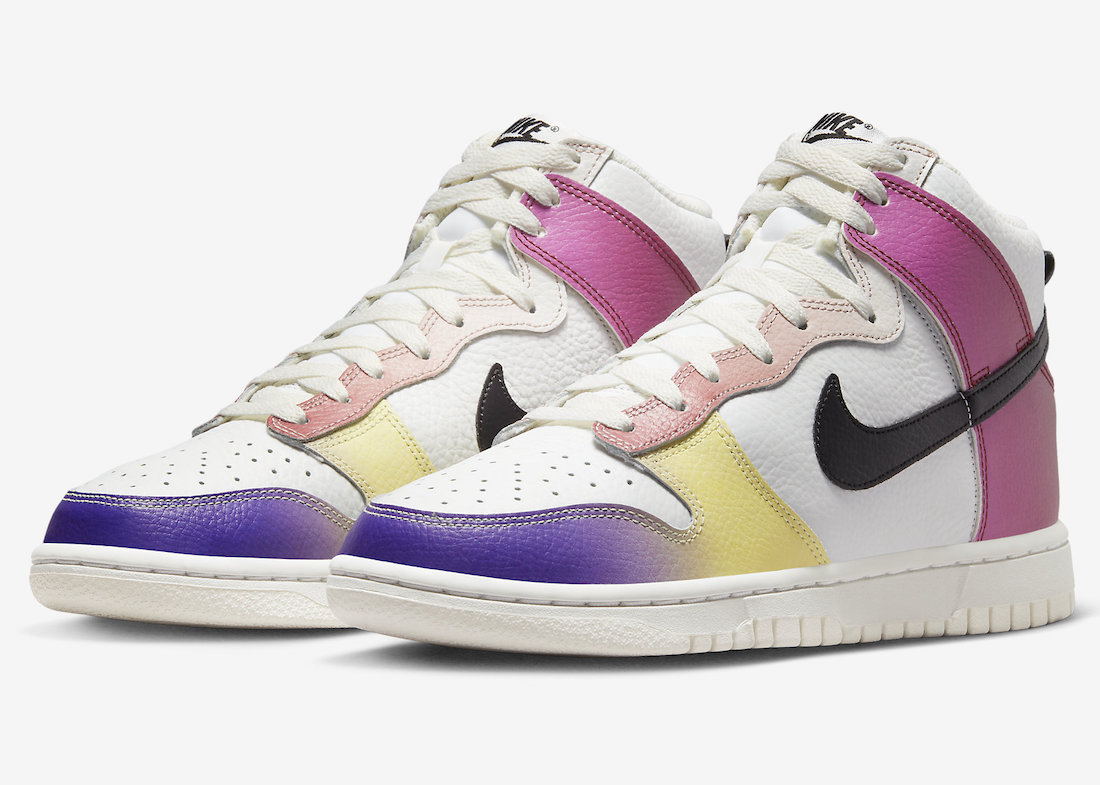 Nike,Dunk High,FD0802-100l,Mul  炫彩配色登场，全新 Nike Dunk Hi 新配色曝光