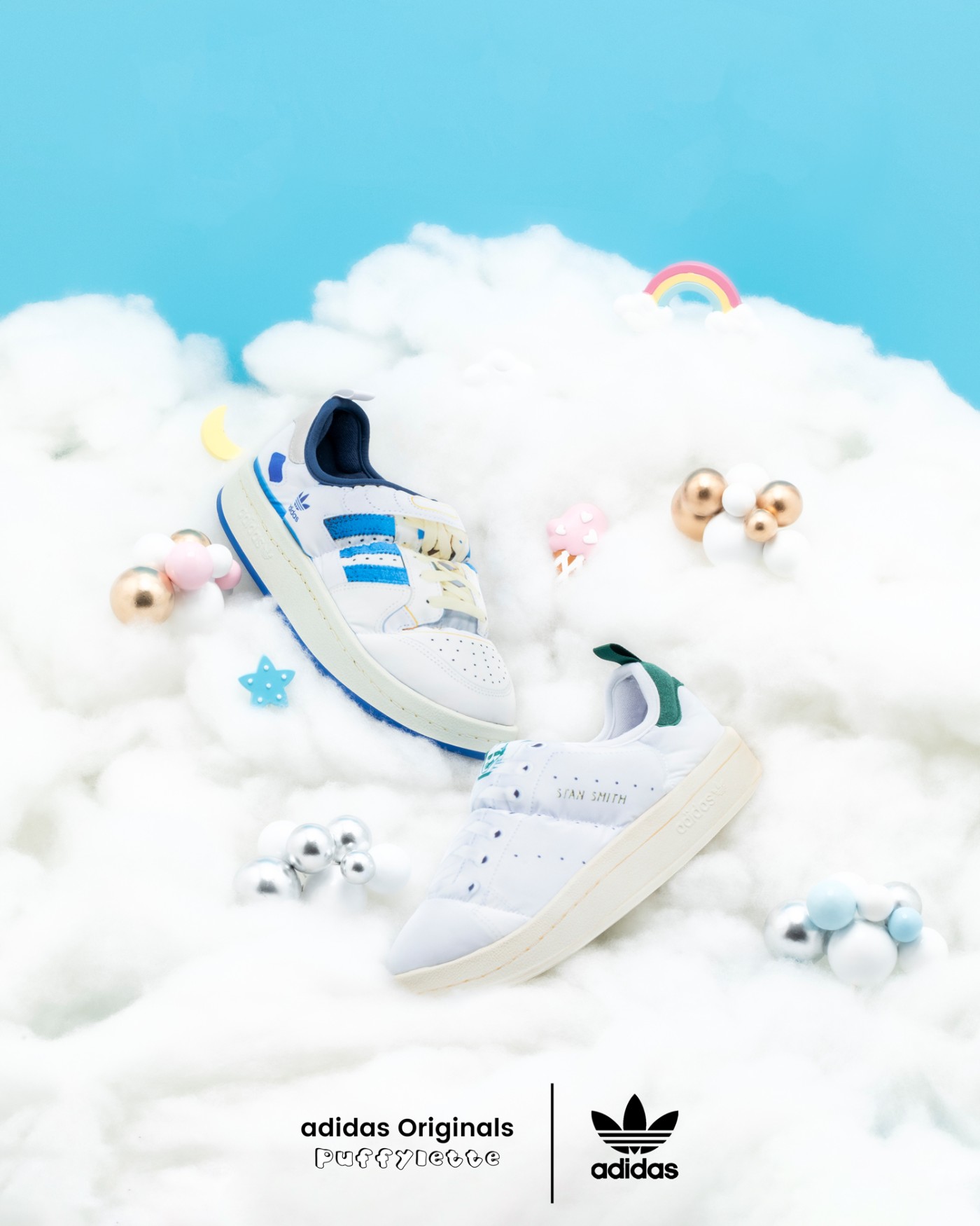 Puffylette,adidas Originals  一群人哭着闹着想买！三叶草「棉拖鞋」本周刷屏！有的配色悄悄起飞 …