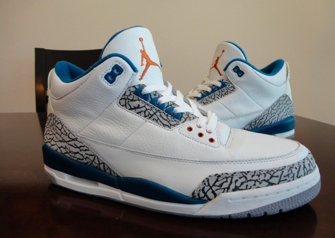 CT8532-148,Wizards,Air Jordan  明年必入+1！「乔丹亲穿」AJ3 PE 最新实物曝光！