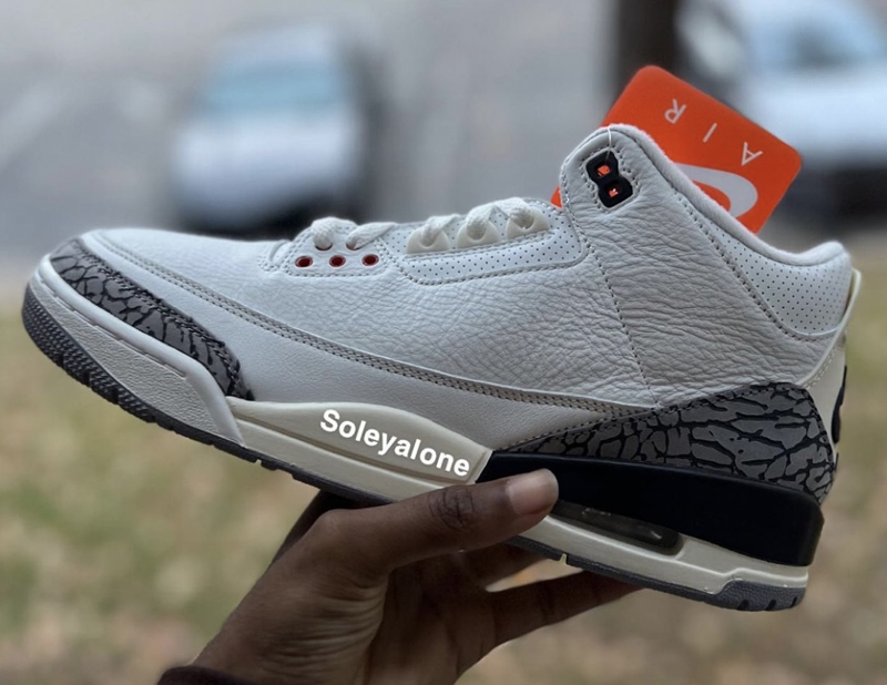 AJ,AJ3,Air Jordan 3,White Ceme  元年「白水泥」AJ3 最新实物曝光！特殊做旧设计！