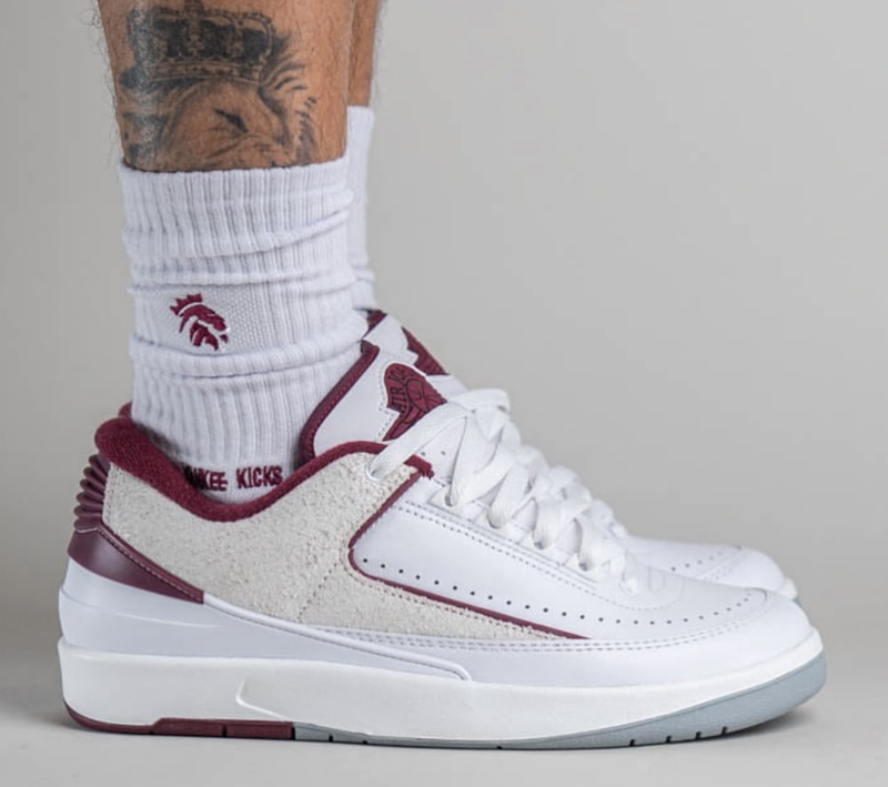 AJ,AJ2,Air Jordan 2 Low,Cherry  高规格质感超讨喜！全新「樱桃」AJ2 最新上脚图曝光！