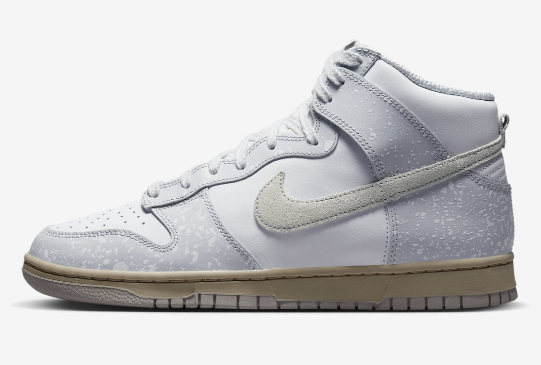 Nike,Dunk High,Spray Paint,FD9  完整官图曝光！「白水泥」Dunk 颜值有点高！