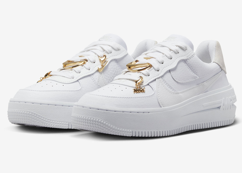 Nike,Air Force 1,PLT.AF.ORM,Bl  奢华白金造型！新版本 Air Force 1 官图曝光！
