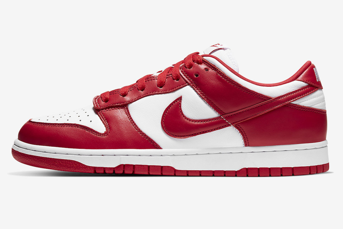 Nike,Dunk Low,St. Johns,CU1727  市价翻倍！「红白」Dunk Low 官图释出！
