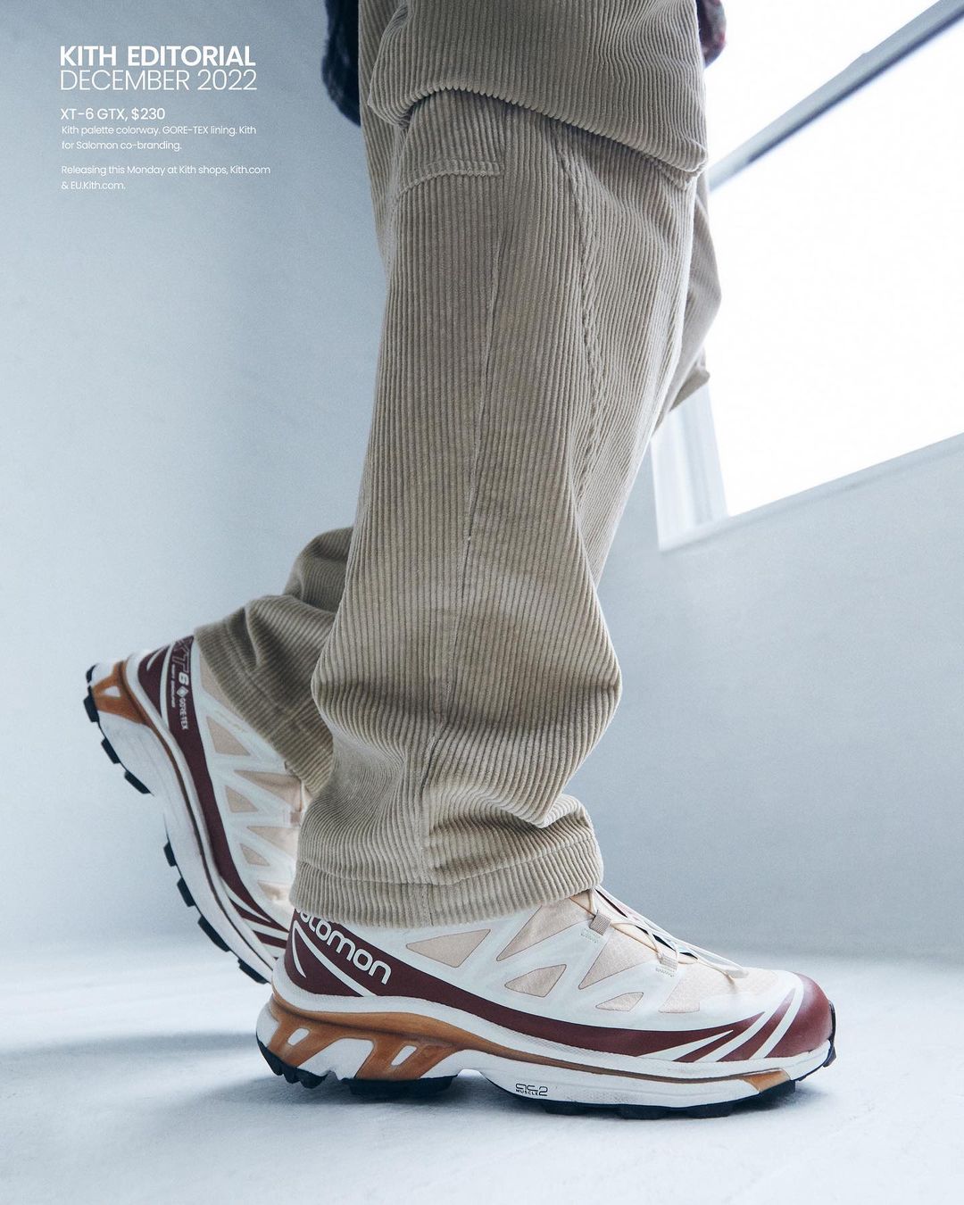 KITH,Salomon,XT6,GORE-TEX  KITH 又有联名鞋了！这次的合作对象是…