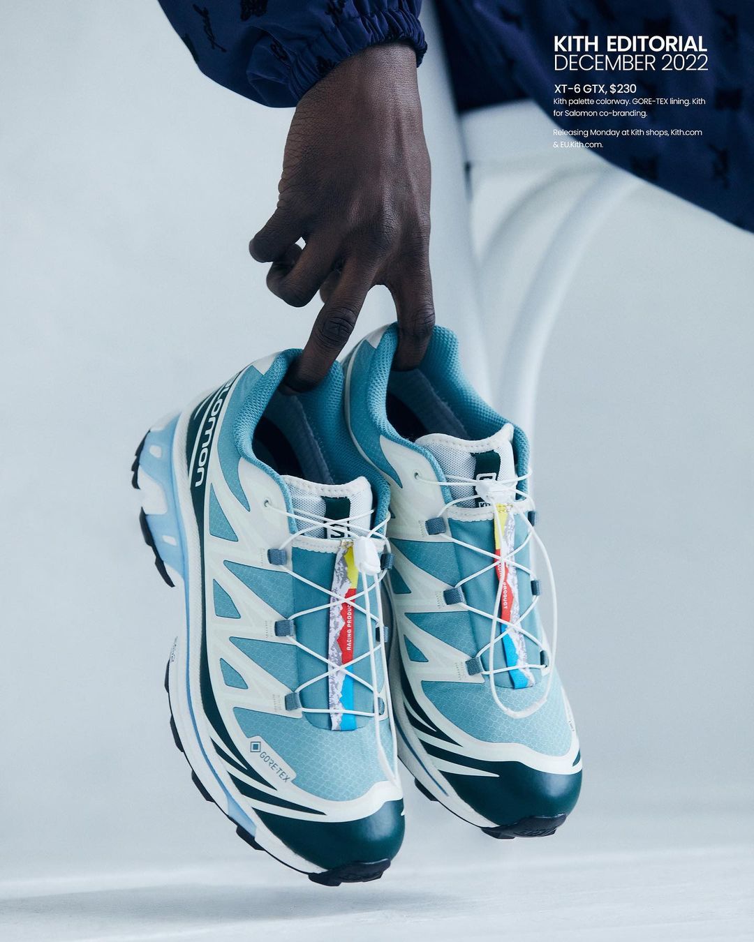 KITH,Salomon,XT6,GORE-TEX  KITH 又有联名鞋了！这次的合作对象是…