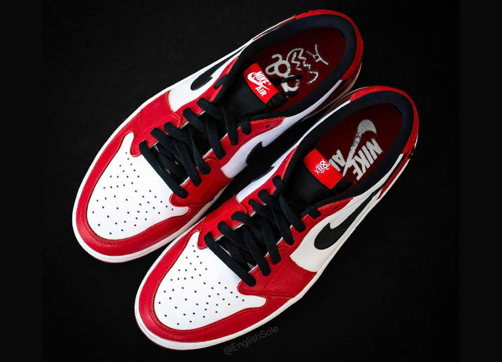 AJ1,Air Jordan 1,CP3  CP3 保罗庆祝毕业！他专门穿了一双特别的 AJ1！