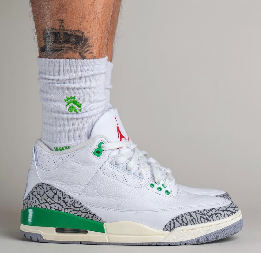 AJ,AJ3,Air Jordan 3,WMNS,Lucky  除了「白水泥」还有这双 AJ3！上脚图来了！