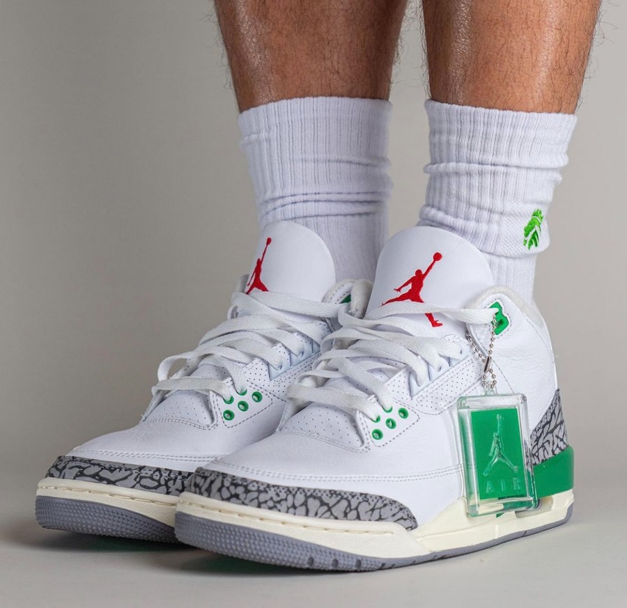 AJ,AJ3,Air Jordan 3,WMNS,Lucky  除了「白水泥」还有这双 AJ3！上脚图来了！