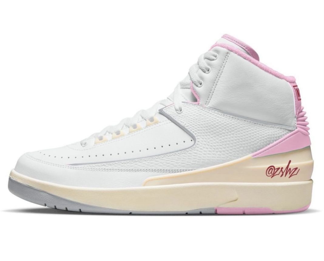 AJ,Air Jordan 2,WMNS,Soft Pink  猛男看完坐不住！这双 AJ2 真够骚气！