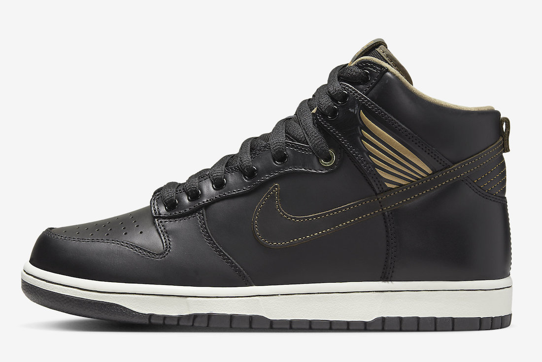 Pawnshop,Nike,SB Dunk High,FJ0  黑金配色太帅了！全新 Nike Dunk Hi 官图曝光！