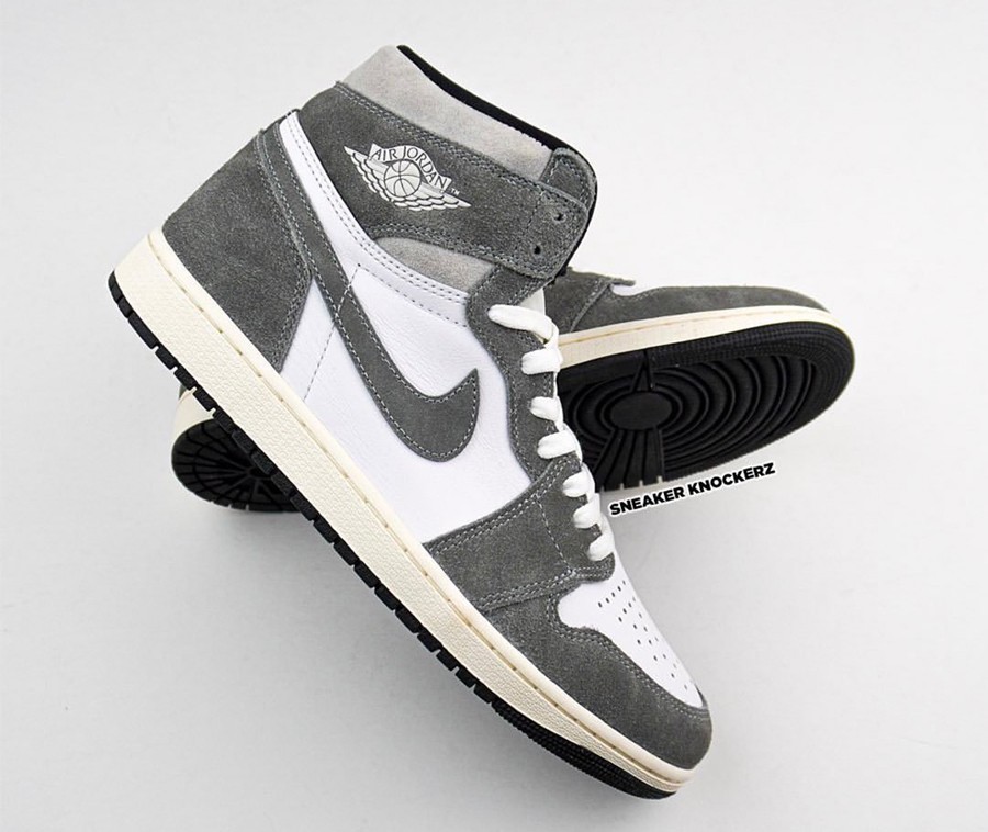 AJ,AJ1,Air Jordan 1 High OG,Wa  规格不输联名！「水洗灰」Air Jordan 1 实物曝光！