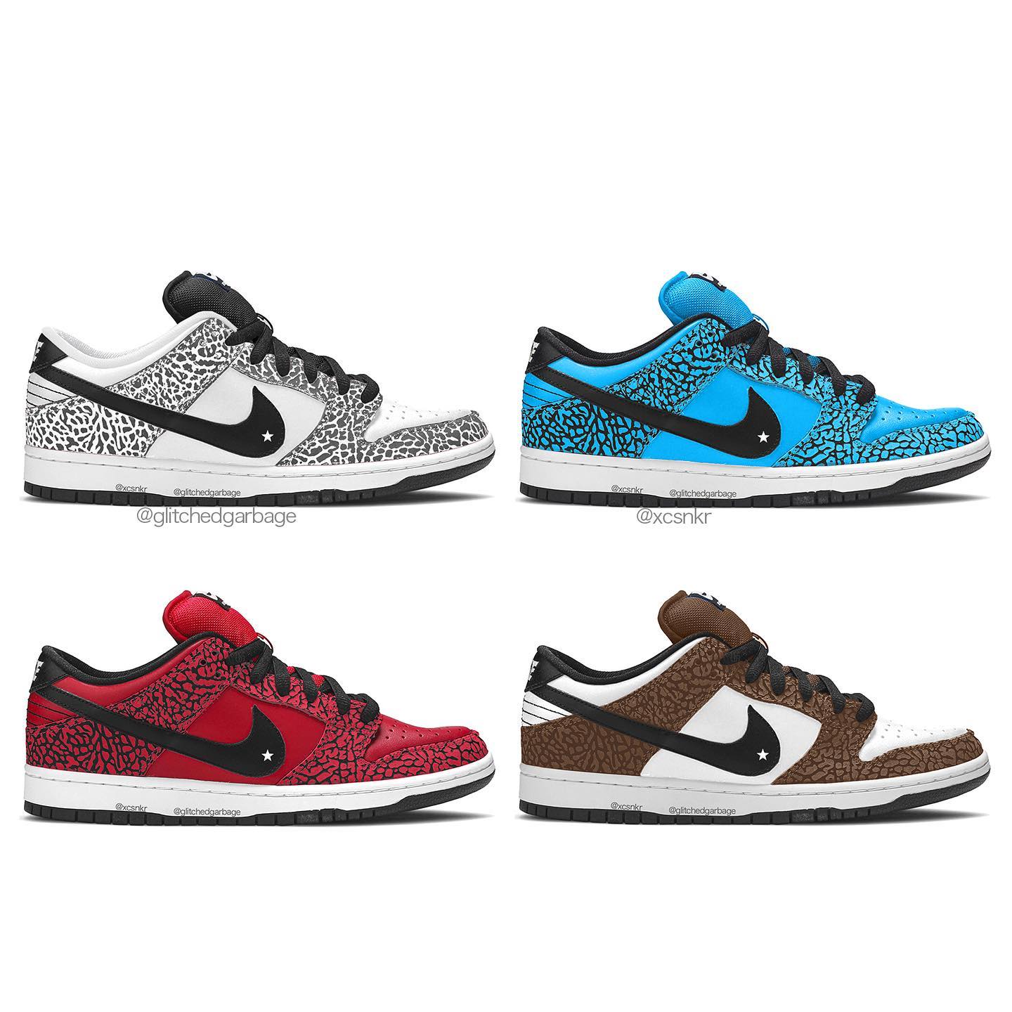 Supreme,Nike,Dunk Low SB  这次肯定不好抢！Supreme x Nike 新联名鞋曝光！