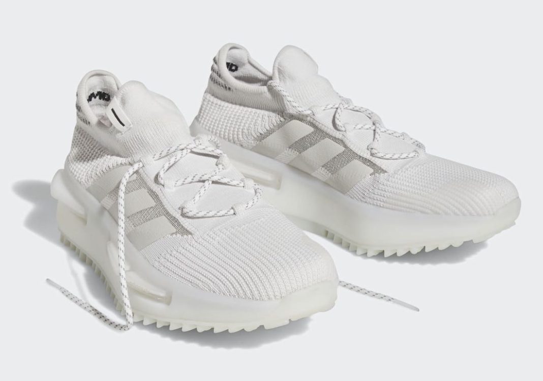 adidas,NMD S1,Cloud White,GW46  小白鞋 yyds！这双 NMD S1 仙气满满！