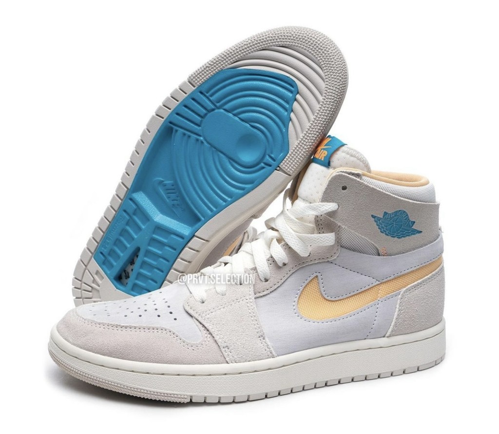 Air Jordan 1 High Zoom CMFT 2,  颜值脚感兼备！新配色「Zoom 版」AJ1 曝光！