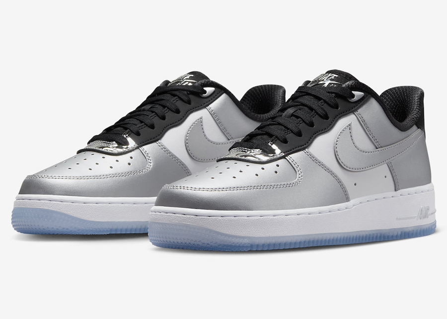 Nike,Air Force 1 '07 SE,Chrome  满满科技感！全新造型 AF1 官图曝光！