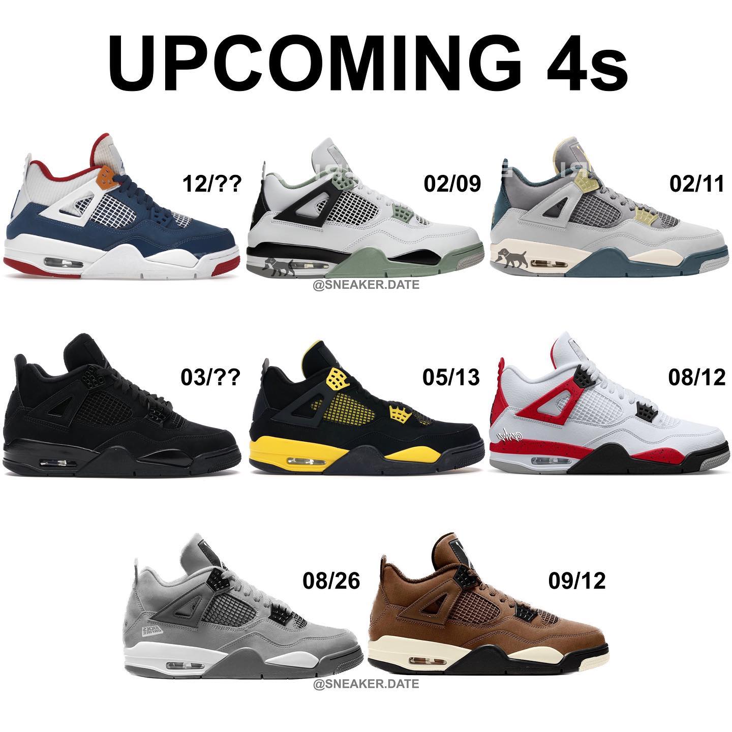 A Ma Maniére,Union LA,OFF-WHIT  今年 AJ4 涨疯了！前两年的倒闭款都这个价了…