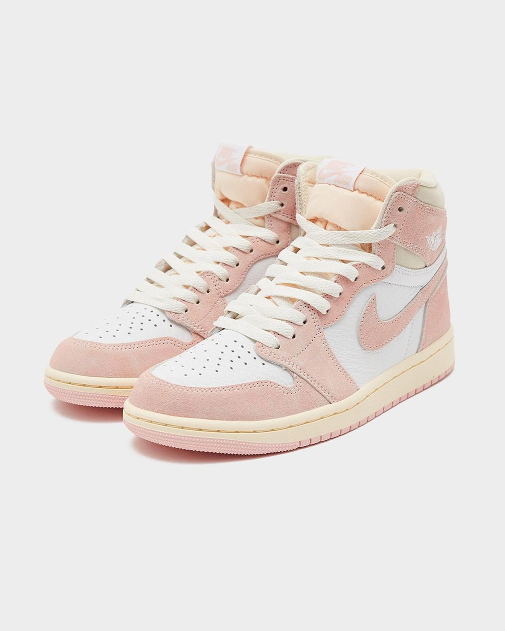 AJ,AJ1,Air Jordan 1 High,Washe  质感真不错！「水洗粉」AJ1 实物泄露！