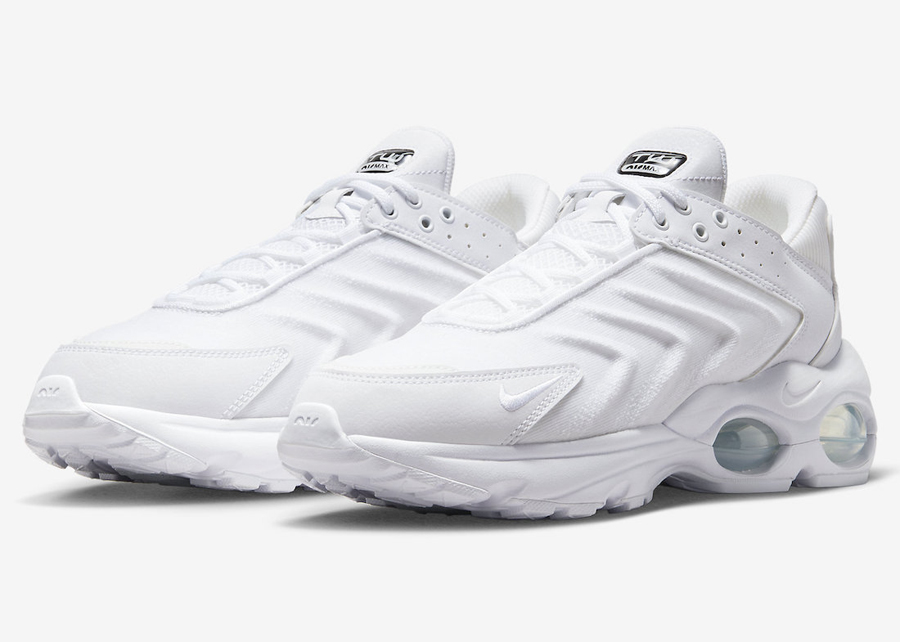 Nike,Air Max TW,Triple White,D  简约不失科技感！「纯白」Air Max TW 官图曝光！