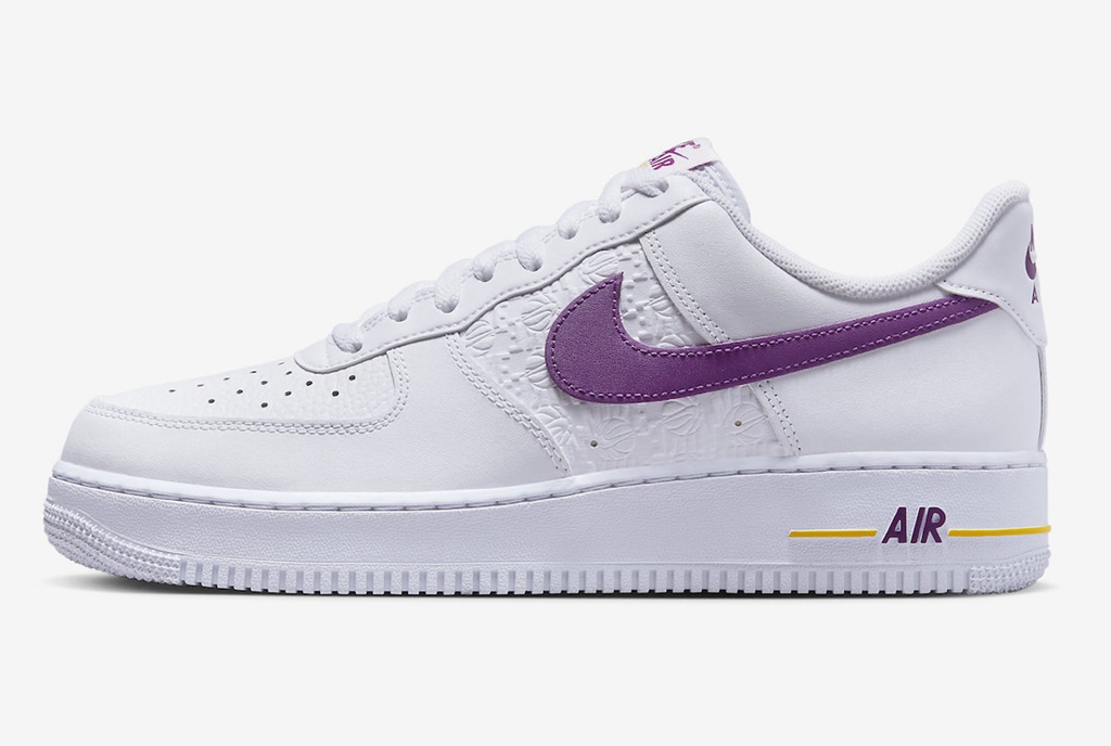 Nike,Air Force 1 Low EMB,Bold  「湖人」AF1 官图曝光！发售信息也有了！