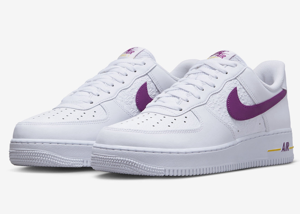 Nike,Air Force 1 Low EMB,Bold  「湖人」AF1 官图曝光！发售信息也有了！