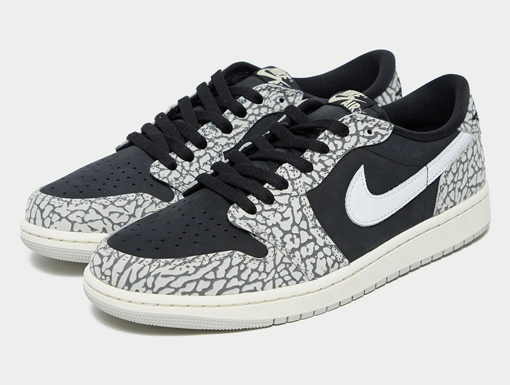 Air Jordan 1 Low OG,Black Ceme  又一双「黑水泥 AJ」要来了！这次的鞋型是 …