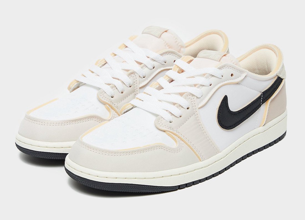 Air Jordan 1 Low OG EX,Sail,CZ  「解构版」AJ1 Low 新配色曝光！颜值真不低！