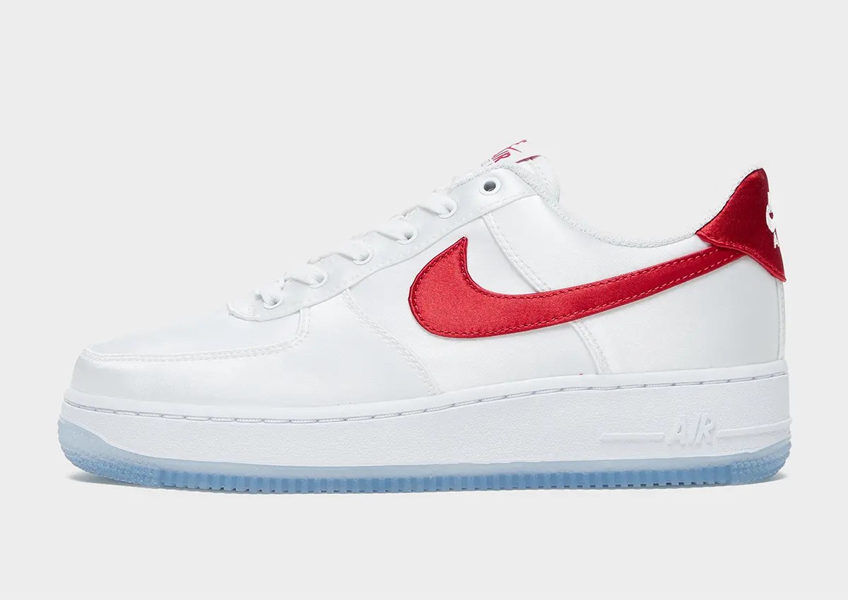 Nike,Air Force 1 Low   诱人果冻底 + 丝绸！新配色 AF1 有点好看！
