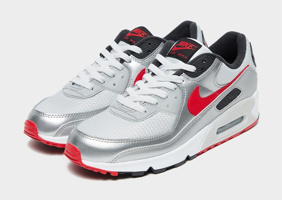 Nike,Air Max 90,Metallic Silve  电镀造型太帅了！全新配色 Air Max 90 实物图曝光！